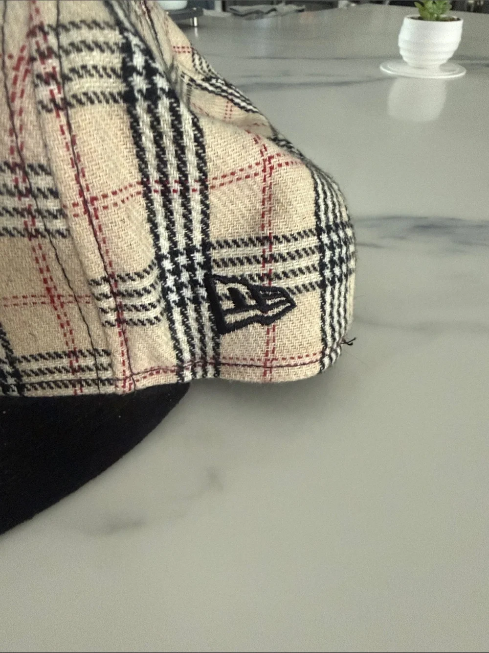 New Era 59FIFTY New York Yankees Plaid Wool Fitted Hat Black Suede Brim